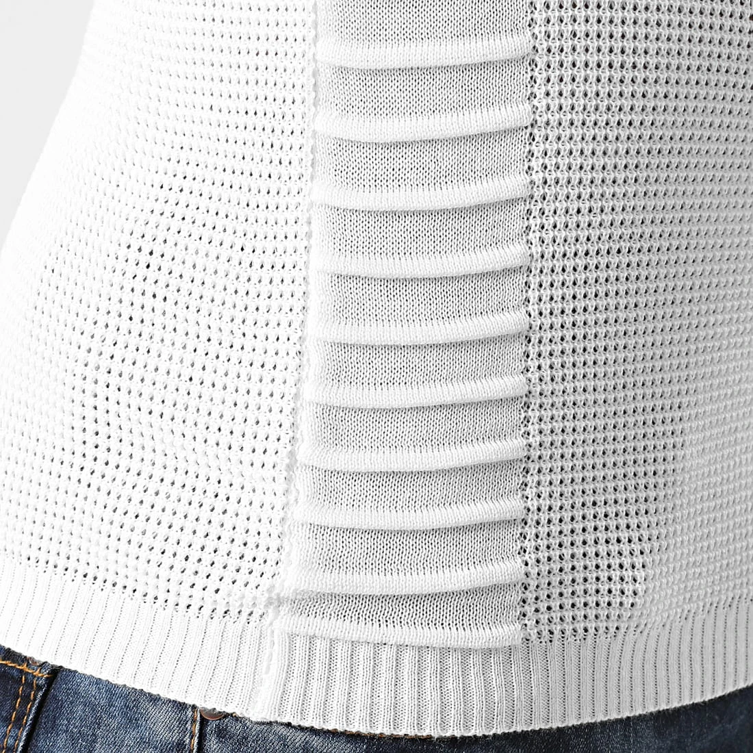 Acheter ⌛ Pull Tricolore JUM-39 Blanc Noir Chiné Marron de LBO 🤩 6 Acheter ⌛ Pull Tricolore JUM-39 Blanc Noir Chiné Marron de LBO 🤩 – Image 4