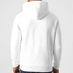 De gros 🧨 Sweat Zippé Capuche 1136 Blanc de LBO 😉 -France LBO Soldes Boutique lbo 224845 FAB SHALBO 1136 20200812T155326 04
