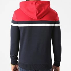 Sortie 🧨 Sweat Capuche Tricolore 1272 Rouge Blanc Bleu Marine de LBO 🔔 -France LBO Soldes Boutique lbo 225842 FAB SHALBO 1272 20200818T154155 04