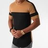 Meilleur prix ⌛ Tee Shirt Oversize A Bandes 1213 Camel Noir de LBO ✔️ -France LBO Soldes Boutique lbo 226256 FAB SHALBO 1213 20200828T151014 01