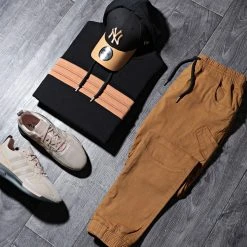 Nouveau 😀 Sweat Capuche Bicolore 1293 Noir Camel de LBO ⌛ 12 Nouveau 😀 Sweat Capuche Bicolore 1293 Noir Camel de LBO ⌛ -France LBO Soldes Boutique lbo 226646 FAB SHALBO 1293 20201016T115943 06