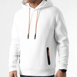 Les meilleures critiques de ✨ Sweat Capuche Details Tech Orange 1207 Blanc de LBO ✨ -France LBO Soldes Boutique lbo 226648 FAB SHALBO 1207 20201209T161844 03