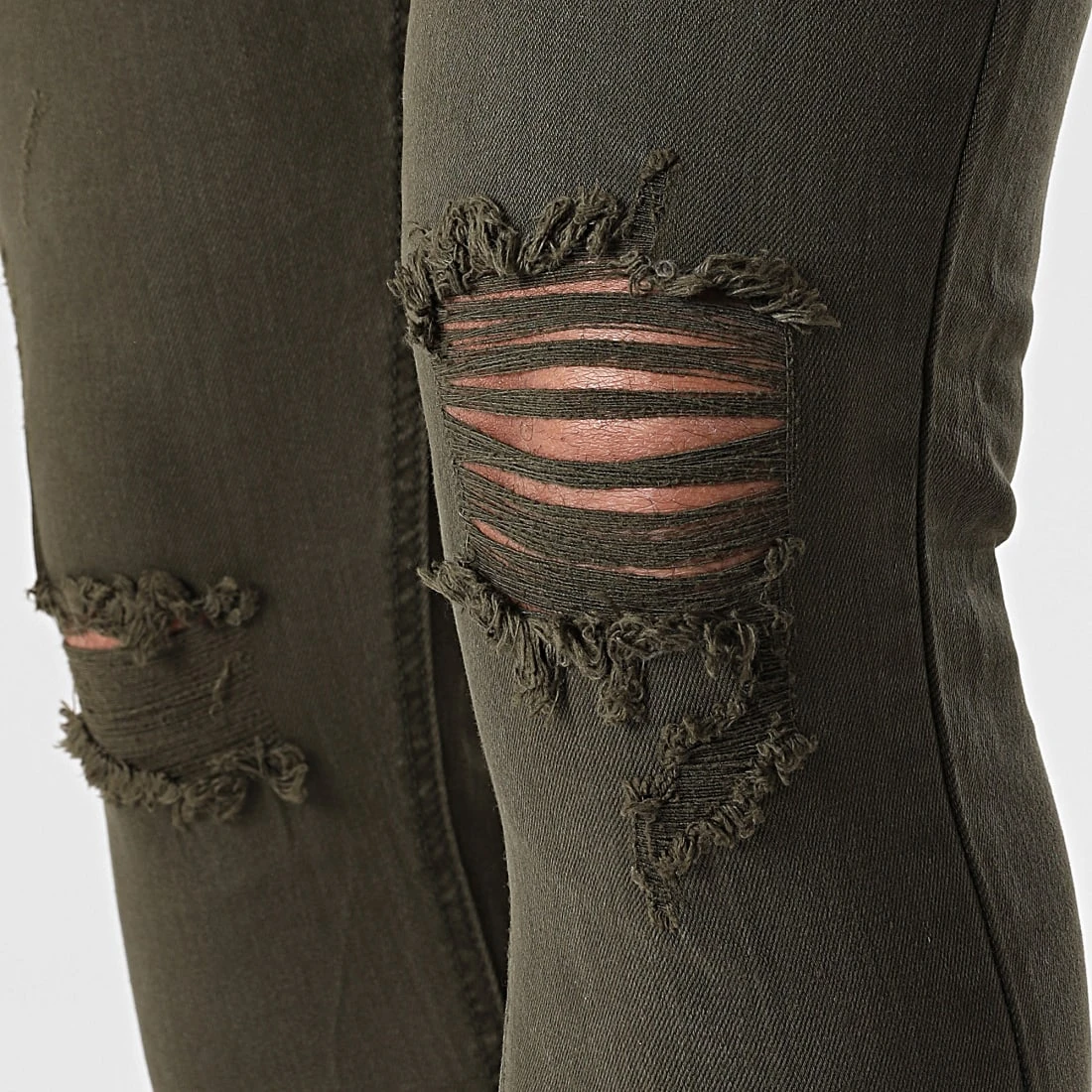 Sortie 💯 Jean Skinny Avec Déchirures KA9AH20 Khaki de LBO 😍 4 Sortie 💯 Jean Skinny Avec Déchirures KA9AH20 Khaki de LBO 😍 – Image 2