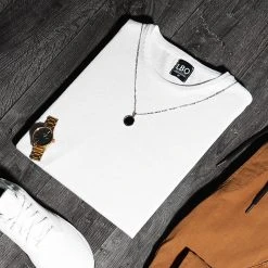 Promo ❤️ Pull Slim Fit JUM-78 Blanc de LBO ⭐ -France LBO Soldes Boutique lbo 230277 FAB LBO 1006 JUM 78 ROND BLANC 1241 20201027T133203 04