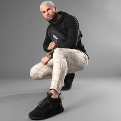 Offres ⌛ Lot De 2 Sweats Capuche Oversize 1286 Noir Et Camel de LBO ⌛ -France LBO Soldes Boutique lbo 230688 FAB SHALBO 1286 20210104T114401 06