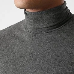 Le moins cher 🔔 Lot De 3 Tee Shirt Col Roulé Manches Longues Uni 1340 Noir Gris Anthracite Blanc de LBO 😀 -France LBO Soldes Boutique lbo 235844 FAB SHALBO 1340 20201109T115207 03