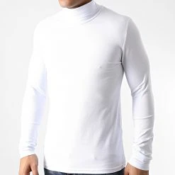 Le moins cher 🔔 Lot De 3 Tee Shirt Col Roulé Manches Longues Uni 1340 Noir Gris Anthracite Blanc de LBO 😀 -France LBO Soldes Boutique lbo 235844 FAB SHALBO 1340 20201109T115209 04