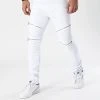 Grosses soldes ❤️ Jean Skinny Avec Zips B818 Blanc de LBO ⌛ -France LBO Soldes Boutique lbo 236343 FAB LBO B1818 WHITE 20201119T135012 01