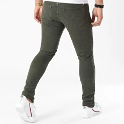 Top 10 ⭐ Jean Skinny K72215AH2 Khaki de LBO 🎉 -France LBO Soldes Boutique lbo 236796 FAB LBO K72215AH2 KAKIDENIM 20201116T145217 04