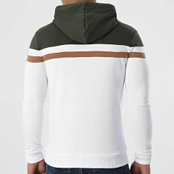 Offres 🎁 Sweat Capuche Slim Fit Tricolore 1436 Vert Kaki Blanc de LBO 🎁 12 Offres 🎁 Sweat Capuche Slim Fit Tricolore 1436 Vert Kaki Blanc de LBO 🎁 -France LBO Soldes Boutique lbo 239051 FAB SHALBO 1436 20201120T123030 04