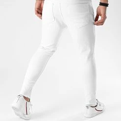 Offres 🔔 Jean Skinny LB0544AH2 Blanc de LBO 🔥 -France LBO Soldes Boutique lbo 239689 FAB LBO LB0545AH2 WHITE 20201203T080538 04