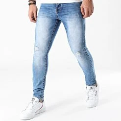Budget 😉 Jean Skinny L72175AH2 Denim Bleu Medium de LBO ❤️