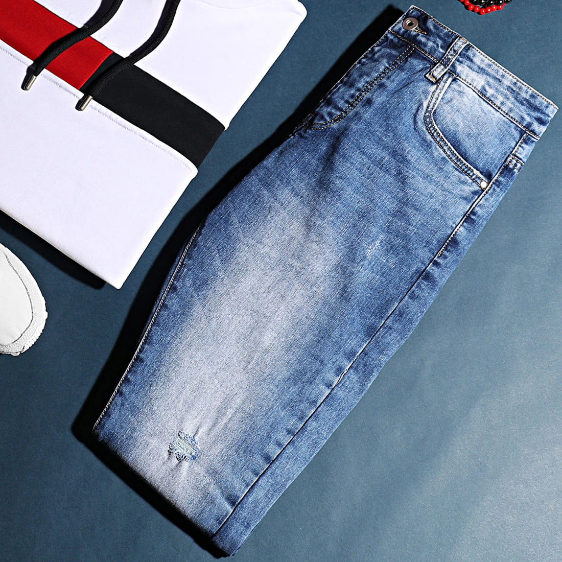 Budget 😉 Jean Skinny L72175AH2 Denim Bleu Medium de LBO ❤️ 6 Budget 😉 Jean Skinny L72175AH2 Denim Bleu Medium de LBO ❤️ – Image 4