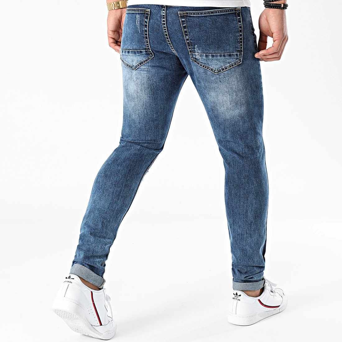 Top 10 ⭐ Jean Skinny Avec Déchirures LBOJG5 Bleu Denim 🔥 4 Top 10 ⭐ Jean Skinny Avec Déchirures LBOJG5 Bleu Denim 🔥 – Image 2