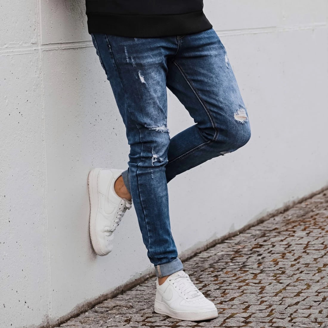 Top 10 ⭐ Jean Skinny Avec Déchirures LBOJG5 Bleu Denim 🔥 8 Top 10 ⭐ Jean Skinny Avec Déchirures LBOJG5 Bleu Denim 🔥 – Image 6