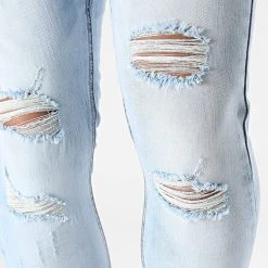 Grosses soldes 🎉 Jean Skinny Avec Déchirures B72175AH2 Denim Wash de LBO 🎁 -France LBO Soldes Boutique lbo 240551 FAB LBO B72175AH2 LIGHTBLUEDENIM 20201201T092348 02