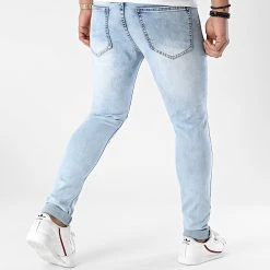 Grosses soldes 🎉 Jean Skinny Avec Déchirures B72175AH2 Denim Wash de LBO 🎁 -France LBO Soldes Boutique lbo 240551 FAB LBO B72175AH2 LIGHTBLUEDENIM 20201201T092351 04