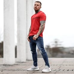 Les meilleures critiques de 😍 Jean Super Skinny Fit Destroy 1453 Denim Bleu Foncé de LBO 🎉 -France LBO Soldes Boutique lbo 240833 FAB SHALBO 1453 20210210T081150 05