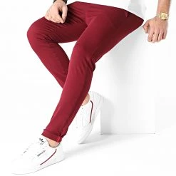 Remise 🌟 Pantalon Chino Skinny 1445 Bordeaux de LBO 🌟 -France LBO Soldes Boutique lbo 243255 FAB SHALBO 1445 20201203T080647 03
