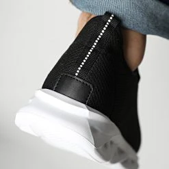 Meilleur prix ⭐ Baskets Mesh 1343 Noir Blanc de LBO ❤️ -France LBO Soldes Boutique lbo 243471 FAB SHALBO 1343 20210209T154426 04