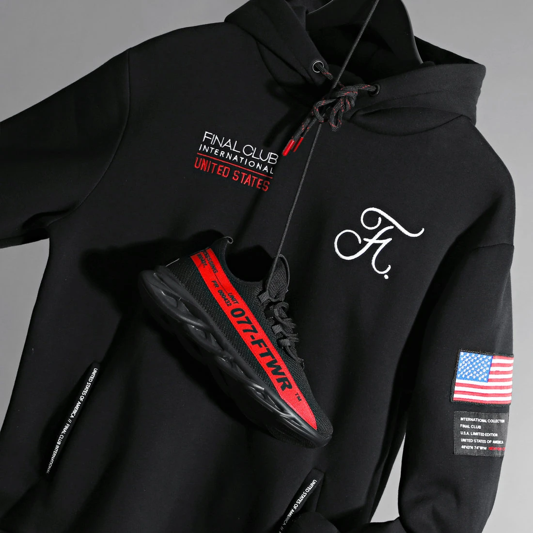 De gros 🎁 Baskets Bande Rouge 1346 Noir de LBO ✨ 8 De gros 🎁 Baskets Bande Rouge 1346 Noir de LBO ✨ – Image 6