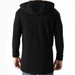 Le moins cher ⌛ Gilet Oversize Avec Capuche 1448 Noir de LBO ✨ -France LBO Soldes Boutique lbo 243530 FAB SHALBO 1448 20201209T161807 04