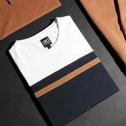 Les meilleures critiques de 🧨 Tee 👏 Shirt Tricolore 1474 Bleu Marine Blanc de LBO ⌛ -France LBO Soldes Boutique lbo 244544 FAB SHALBO 1474 20201231T102931 04