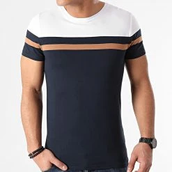 Les meilleures critiques de 🧨 Tee 👏 Shirt Tricolore 1474 Bleu Marine Blanc de LBO ⌛