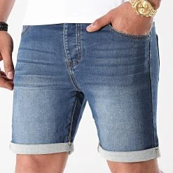 Top 10 😍 Short Jean Jogg BP154PE21 Bleu Denim de LBO ⭐ -France LBO Soldes Boutique lbo 245461 FAB LBO BP154PE21 JOGGJEANBRUT 20210514T165637 03