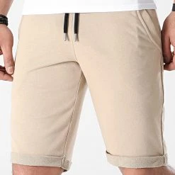 Meilleure vente ⭐ Short Jogging 1482 Beige de LBO 🌟