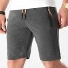Remise 🌟 Short Jogging Zip Tech 1485 Gris Anthracite de LBO ⌛ -France LBO Soldes Boutique lbo 247242 FAB SHALBO 1485 20210225T154058 01