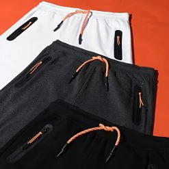 Remise 🌟 Short Jogging Zip Tech 1485 Gris Anthracite de LBO ⌛ -France LBO Soldes Boutique lbo 247242 FAB SHALBO 1485 20210303T082257 05