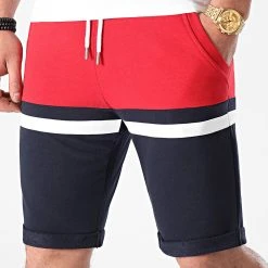 Les meilleures critiques de ⌛ Short Jogging Tricolore 1507 Rouge Bleu Marine de LBO 🥰 -France LBO Soldes Boutique lbo 247255 FAB SHALBO 1507 20210219T081655 03