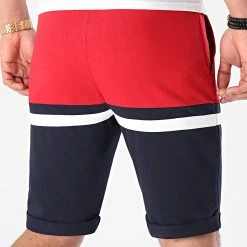 Les meilleures critiques de ⌛ Short Jogging Tricolore 1507 Rouge Bleu Marine de LBO 🥰 -France LBO Soldes Boutique lbo 247255 FAB SHALBO 1507 20210219T081657 04
