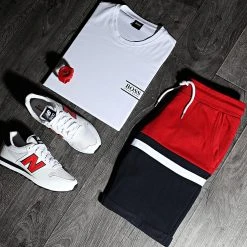 Les meilleures critiques de ⌛ Short Jogging Tricolore 1507 Rouge Bleu Marine de LBO 🥰 -France LBO Soldes Boutique lbo 247255 FAB SHALBO 1507 20210305T134900 05