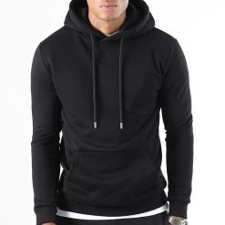 Promo ⌛ Lot de 2 Sweats Capuche 1577 Noir Rouge de LBO 🛒 -France LBO Soldes Boutique lbo 249816 FAB SHALBO 1577 20220919T153546 03