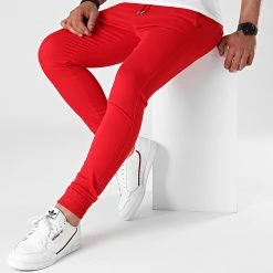 Coupon ✨ Jogger Pant Super Skinny 1439 Rouge de LBO 🛒 -France LBO Soldes Boutique lbo 251442 FAB SHALBO 1439 20210430T115540 03
