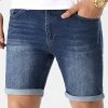 Nouveau ⌛ Short Jean Skinny Fit 1462 Denim Bleu Foncé de LBO ✔️ -France LBO Soldes Boutique lbo 253754 FAB SHALBO 1462 20210402T140620 01