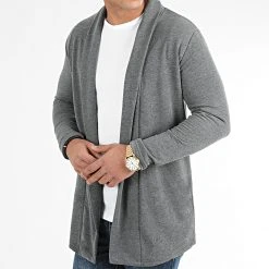 Budget 😍 Gilet Oversize 1627 Gris Anthracite de LBO 👏 -France LBO Soldes Boutique lbo 256866 FAB SHALBO 1627 20211018T124559 03