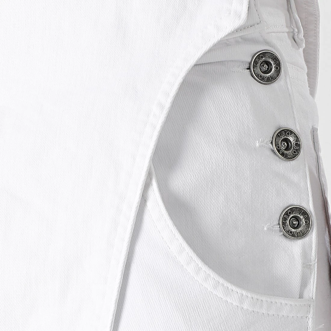 Top 10 🌟 Salopette En Jean Slim 1712 Blanc Denim de LBO ✨ 4 Top 10 🌟 Salopette En Jean Slim 1712 Blanc Denim de LBO ✨ – Image 2