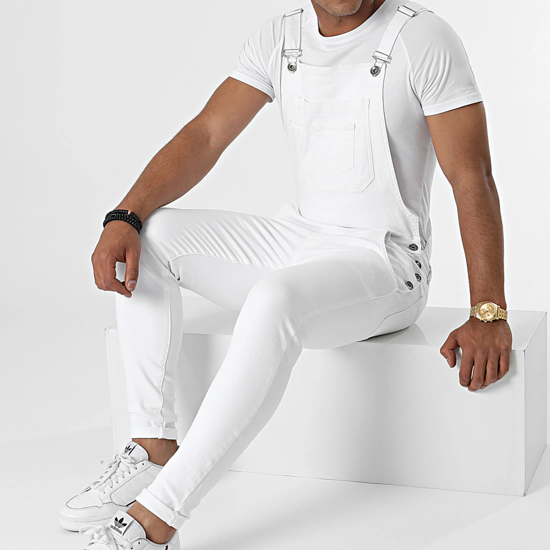 Top 10 🌟 Salopette En Jean Slim 1712 Blanc Denim de LBO ✨ 5 Top 10 🌟 Salopette En Jean Slim 1712 Blanc Denim de LBO ✨ – Image 3