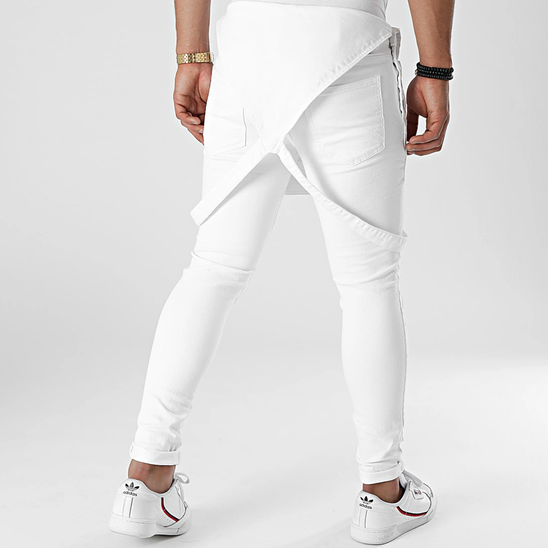 Top 10 🌟 Salopette En Jean Slim 1712 Blanc Denim de LBO ✨ 6 Top 10 🌟 Salopette En Jean Slim 1712 Blanc Denim de LBO ✨ – Image 4