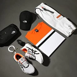 Sortie ✔️ Tee 🌟 Shirt Tricolore 1632 Blanc Orange de LBO 😀 -France LBO Soldes Boutique lbo 261257 FAB SHALBO 1632 20210428T085612 03