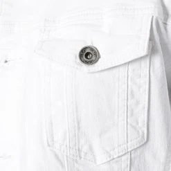 Meilleure vente 😉 Veste Jean A Capuche 1616 Blanc Denim Blanc de LBO 😉 -France LBO Soldes Boutique lbo 261267 FAB SHALBO 1616 20210910T141733 02