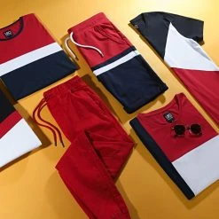 Vente flash ⌛ Tee Shirt Tricolore 1740 Noir Blanc Rouge de LBO 🤩 -France LBO Soldes Boutique lbo 262200 FAB SHALBO 1740 20210601T081509 03