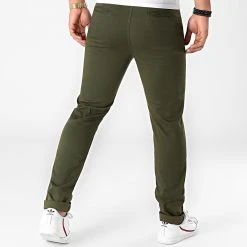 Offres 😀 Pantalon Chino 1206 Vert Kaki de LBO ❤️ -France LBO Soldes Boutique lbo 262922 FAB SHALBO 1206 20210709T135151 04