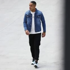 Coupon ❤️ Veste Jean 1536 Bleu Denim de LBO ✔️ -France LBO Soldes Boutique lbo 262924 FAB SHALBO 1536 20210707T082840 06