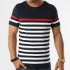 Nouveau ⌛ Tee 😍 Shirt A Rayures 1638 Bleu Marine Blanc Rouge de LBO ✔️ 1 Nouveau ⌛ Tee 😍 Shirt A Rayures 1638 Bleu Marine Blanc Rouge de LBO ✔️ -France LBO Soldes Boutique lbo 263508 FAB SHALBO 1638 20210701T081200 01