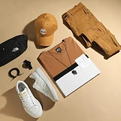 Meilleure affaire 😀 Tee Shirt Poche Tricolore 1704 Camel Blanc de LBO 🎉 -France LBO Soldes Boutique lbo 263558 FAB SHALBO 1704 20210428T090335 03