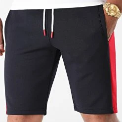 Top 10 🛒 Short Jogging Poly 1756 Bleu Marine Bandes Rouge de LBO 😍 9 Top 10 🛒 Short Jogging Poly 1756 Bleu Marine Bandes Rouge de LBO 😍 -France LBO Soldes Boutique lbo 263802 FAB SHALBO 1756 20210618T150026 03